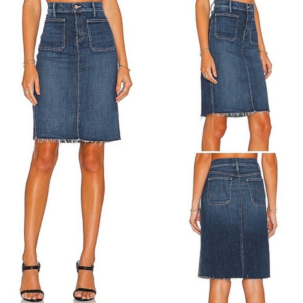 Mother High Waisted Patchie Skirt